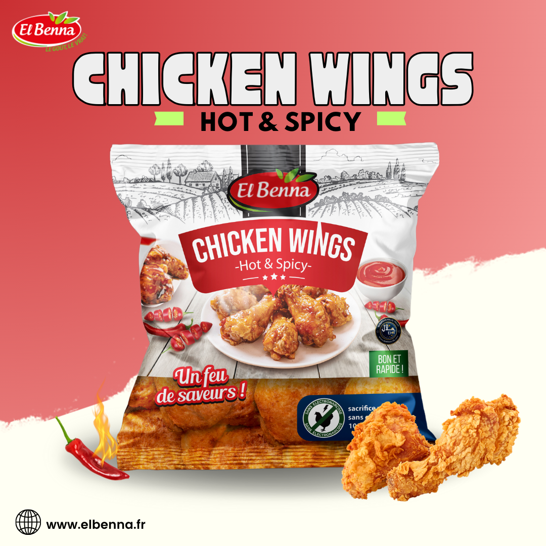 Gamme Volaille : Chicken Wings Hot Spicy El Benna